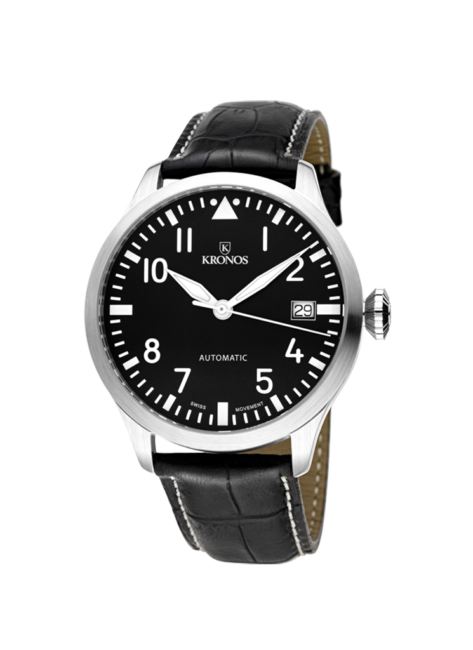 KRONOS PILOT AUTOMATIC BLACK