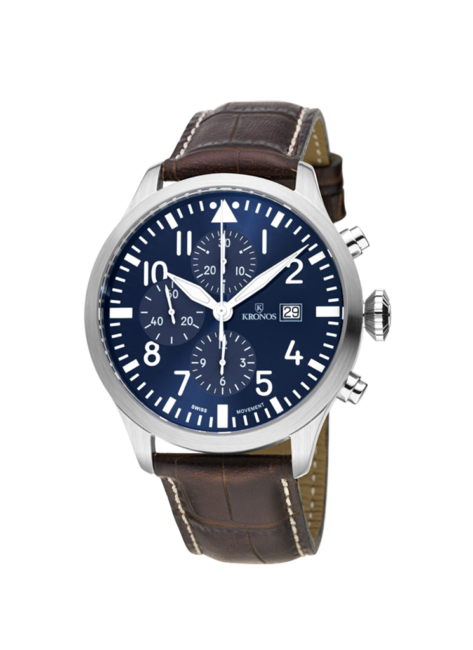 KRONOS PILOT AUTOMATIC CHRONOGRAPH BLUE