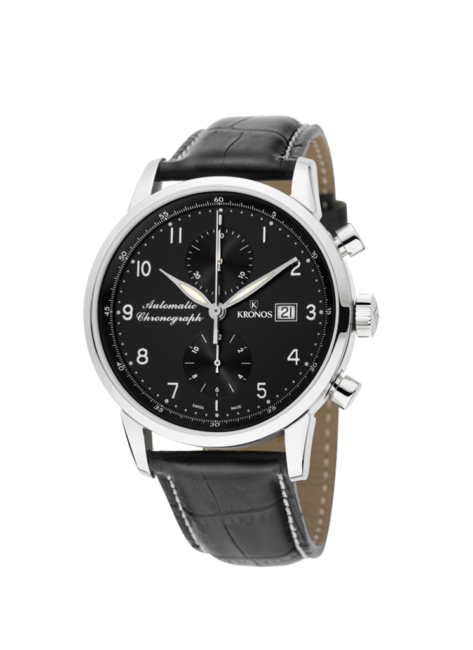 KRONOS PILOT AUTOMATIC CHRONOGRAPH BLACK