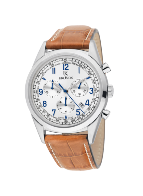 KRONOS FIRST CLASS CHRONOGRAPH SILVER