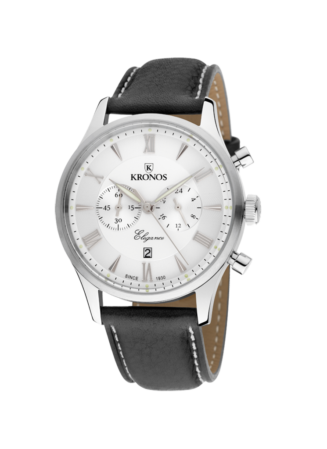 KRONOS ELEGANCE CHRONOGRAPH SILVER