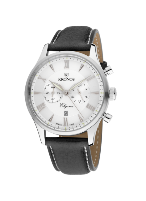 KRONOS ELEGANCE CHRONOGRAPH SILVER