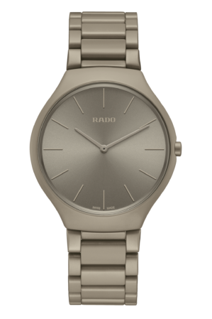 RADO TRUE THINLINE LES COULEURS™ LE CORBUSIER GREY BROWN NATURAL UMBER 32141