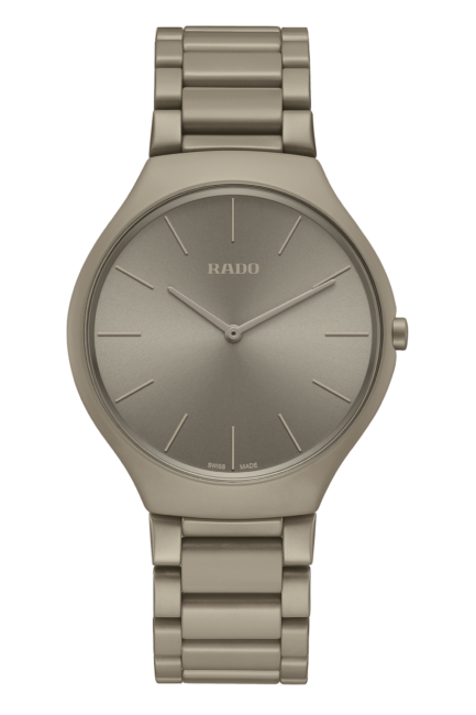 RADO TRUE THINLINE LES COULEURS™ LE CORBUSIER GREY BROWN NATURAL UMBER 32141