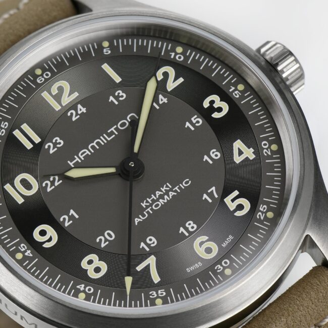 HAMILTON KHAKI FIELD TITANIUM AUTO