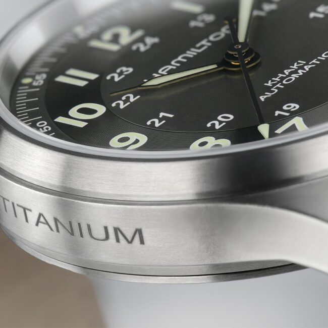 HAMILTON KHAKI FIELD TITANIUM AUTO