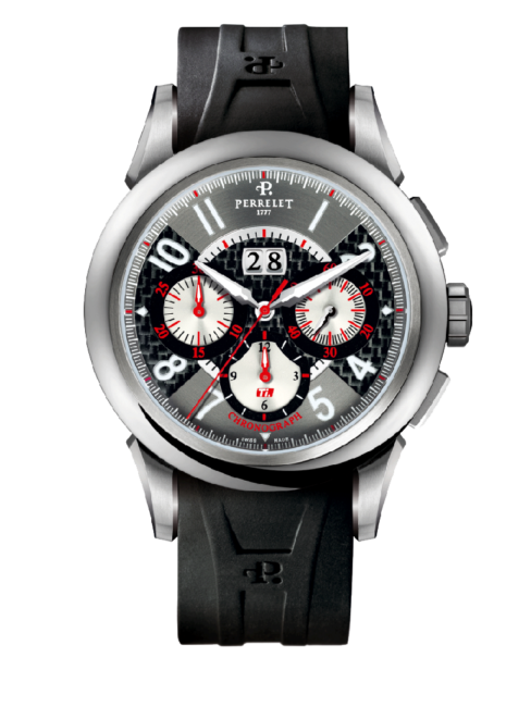 PERRELET TITANIUM BIG DATE CHRONOGRAPH