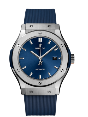 HUBLOT CLASSIC FUSION TITANIUM BLUE 42MM