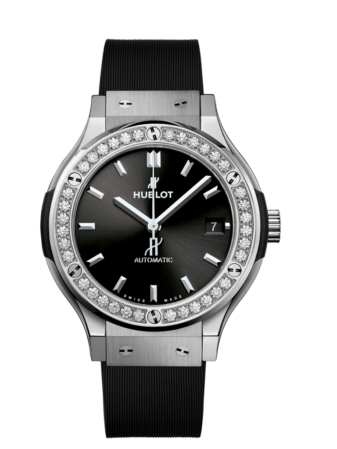 HUBLOT CLASSIC FUSION TITANIUM DIAMONDS 38MM