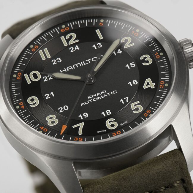 HAMILTON KHAKI FIELD TITANIUM AUTO