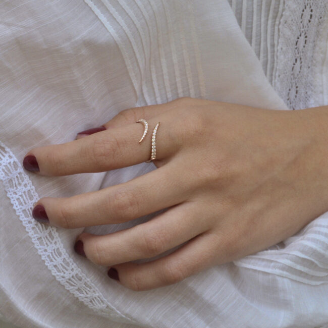 GOLD & ROSES ANILLO JARDIN DE AIRE DIAMANTES