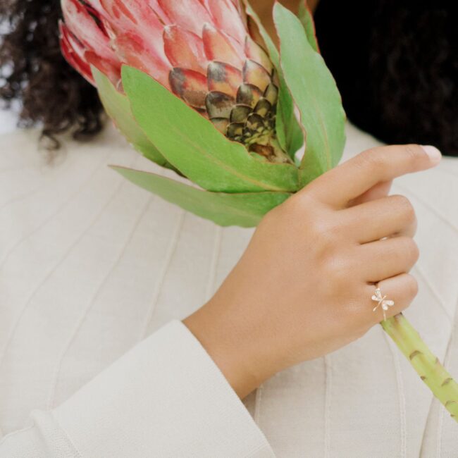 GOLD & ROSES ANILLO TOMBO