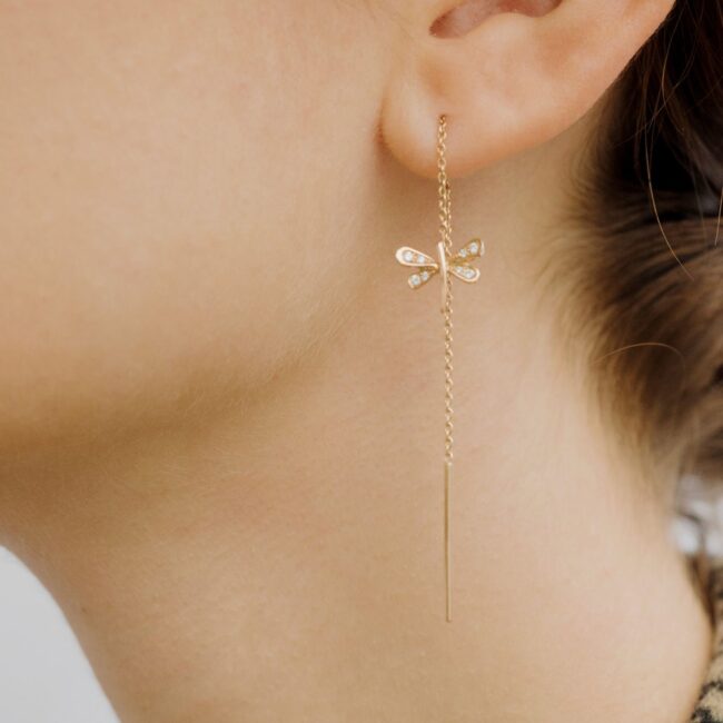 GOLD & ROSES PENDIENTES BALANCE TOMBO