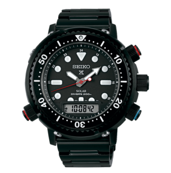 SEIKO PROSPEX DIVER’S SOLAR ANA-DIGI NEGRO