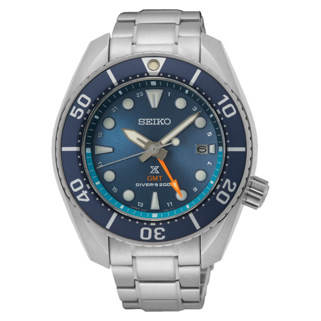 SEIKO PROSPEX SUMO SOLAR GMT ESFERA AZUL